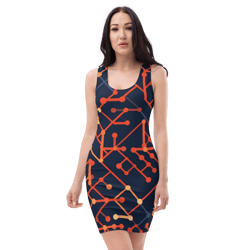 all over printed women cut and hand sewn made especially bodycon dress fitted dresses sleeveless sexy party wear