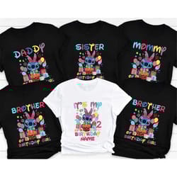 disney stitch it's my birthday t-shirt, custom stitch shirt, disney birthday girl shirt, disneyland birthday trip shirt,