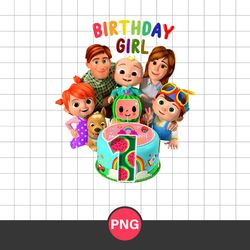 1st Cocomelon Birthday Girl Png, Cocomelon Birthday Girl Png, Cocomelon Fanily Png, Cocomelon Png Digital File