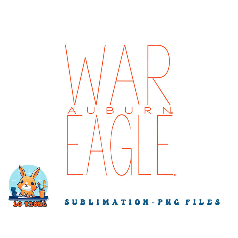 Auburn Tigers War Eagle Officially Licensed png, digital download copy.jpg