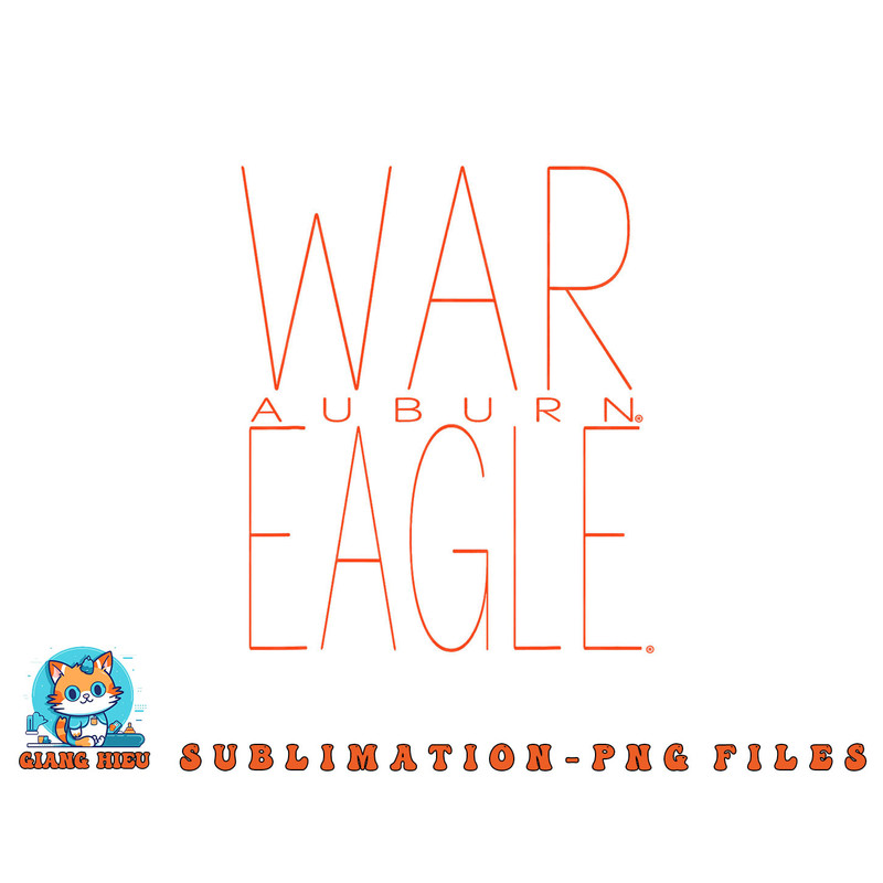 Auburn Tigers War Eagle Officially Licensed png, digital download copy.jpg