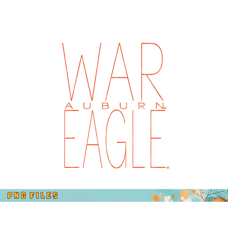 Auburn Tigers War Eagle Officially Licensed png, digital download copy.jpg