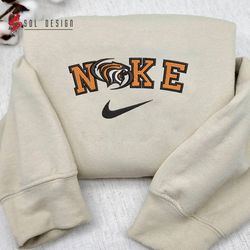 Nike Pacific Tigers Embroidered Crewneck, NCAA Embroidered Sweater, Pacific Tigers Hoodie, Unisex Shirts