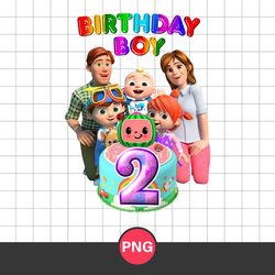 2nd Cocomelon Birthday Boy Png, Cocomelon Birthday Boy Png, Cocomelon Fanily Png, Cocomelon Png Digital File