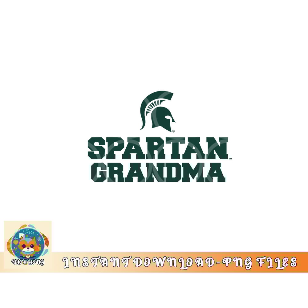 Michigan State MSU Spartans Spartan Grandma png, digital download copy.jpg