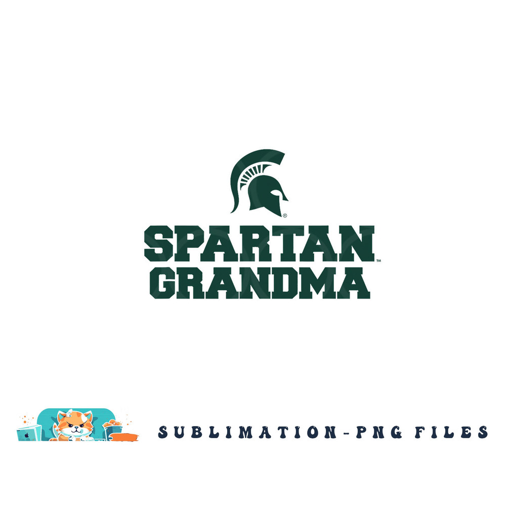 Michigan State MSU Spartans Spartan Grandma png, digital download copy.jpg