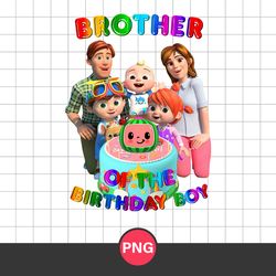 Brother Of The Birthday Boy Png, Cocomelon Birthday Boy Png, Cocomelon Fanily Png, Cocomelon Png Digital File