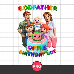 Godfather Of The Birthday Boy Png, Cocomelon Birthday Boy Png, Cocomelon Fanily Png, Cocomelon Png Digital File