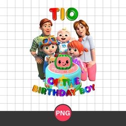 Tio Of The Birthday Boy Png, Cocomelon Birthday Boy Png, Cocomelon Fanily Png, Cocomelon Png Digital File