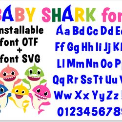 baby shark font svg, baby shark font otf, baby shark letters svg, baby shark alphabet svg, baby shark svg