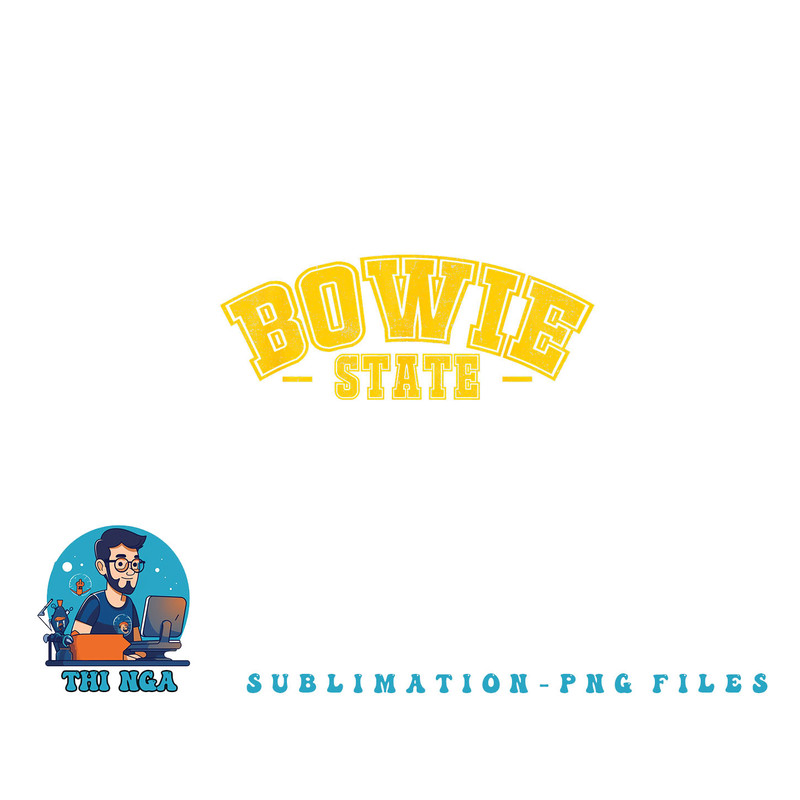 Bowie State University Vintage Apparel Gift Men Women png, digital download copy.jpg