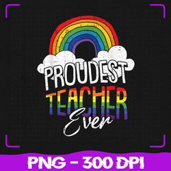 proud teacher gay pride png, teaching rainbow flag lgbt png, lgbt png, sublimation, png files, sublimation png