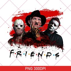 Friends Horror Halloween PNG, Horror Movie PNG, Horror Movie Killers PNG, Horror Movie PNG, Scary Friends PNG 300DPI New