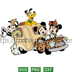 magic kingdom svg, mickey safari svg minnie trip svg, png file