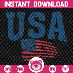 patriotic usa distressed american flag svg, usa flag svg, 4th july svg, independence day, digital download