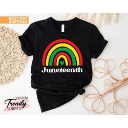 Juneteenth Shirt Women, Juneteenth Gift, Black Women Tshirts, Black History Shirt, African American Women Tshirt, Afro W