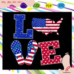 love usa flag, american flag svg, fourth of july sv