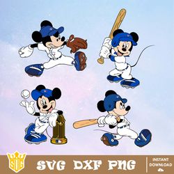 Toronto Blue Jays Disney Mickey Mouse Team SVG, MLB SVG, Disney SVG, Cut Files, Cricut, Clipart, Silhouette, Printable
