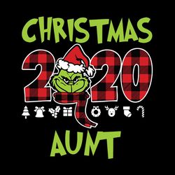 christmas 2020 aunt svg, grinch svg, christmas aunt svg the grinch, grinch christmas svg, silhouette svg fies