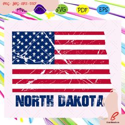 north dakota america flag, independence day svg, ha