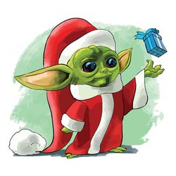baby yoda and christmas cartoon xmas christmas,christmas svg, silhouette svg fies
