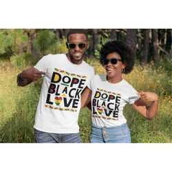 dope black love, black couple shirts, black owned shop, matching anniversary shirts, african american couple shirts, mr