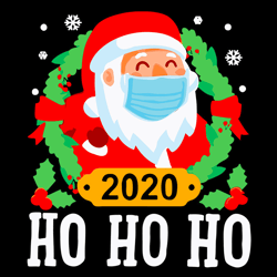 2020 ho ho christmas,christmas svg, silhouette svg fies