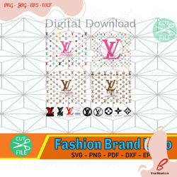 louis vuitton wrap bundle svg, logo svg, louis vuitton svg, dripping wrap svg, lv svg