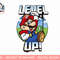 Super Mario Level Up Bowser Flag Portrait Graphic T-Shirt png, sublimation.jpg