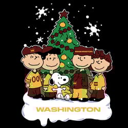 the peanuts movie christmas tree fans washington nfl svg, football svg, silhouette svg fies