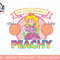 Super Mario Princess Peach Everything Peachy Graphic T-Shirt png, sublimation.jpg