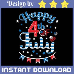 happy 4th of july, svg cut file, digital file, handlettered svg, july 4th svg, america svg, for cricut, for silhouette,