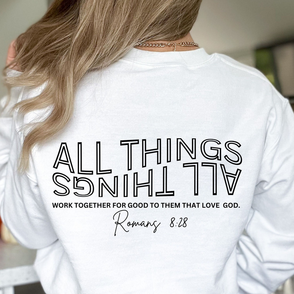 All Things Work Together SVG Png Pdf, Inspirational Quotes, God is Working Svg, Christian Svg, Faith Inspired Png, Self Care Svg, Cut Files - 4.jpg