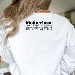 black motherhood, some days i rock it some days it