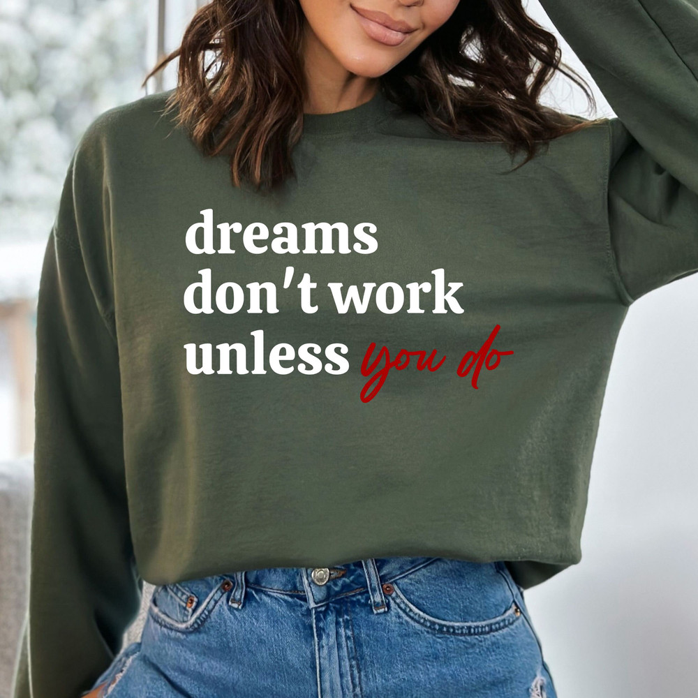 Dreams Don't Work Unless You Do SVG Png Pdf, Entrepreneur Svg Hustle Svg Grind Svg, Rise & Hustle, Dreams Svg, Inspirational Quote, Cut File - 5.jpg