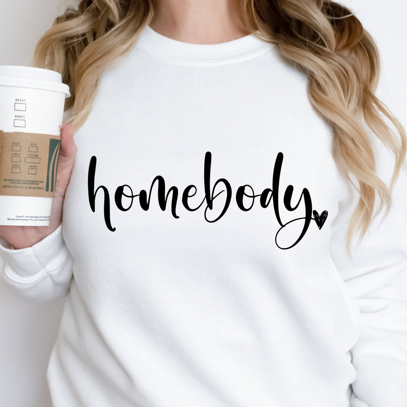 Homebody SVG Cut file, Lazy Weekend Svg, Introvert Girl svg, Sublimation ready Clipart, for shirt, cup, Cut file, Silhouette, Gemini, Cricut - 1.jpg
