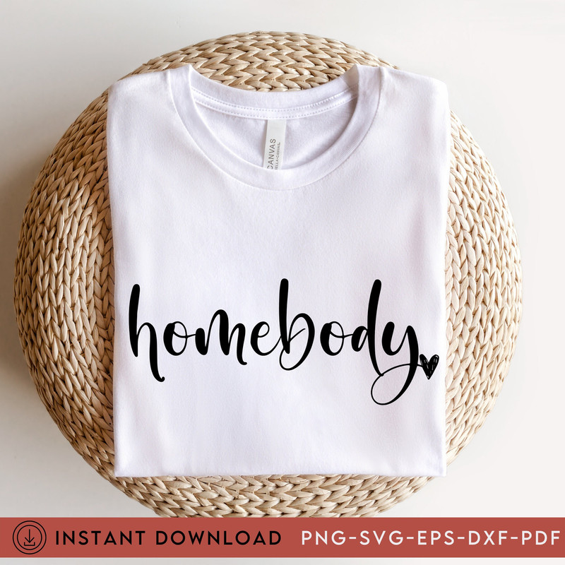 Homebody SVG Cut file, Lazy Weekend Svg, Introvert Girl svg, Sublimation ready Clipart, for shirt, cup, Cut file, Silhouette, Gemini, Cricut - 2.jpg