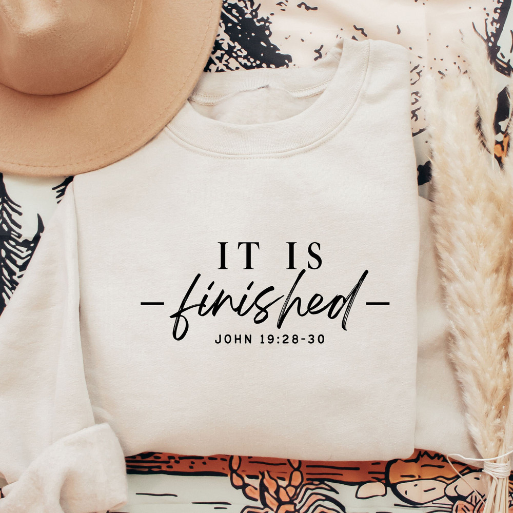 It is Finished SVG PNG PDF, Easter Scripture Svg, Christian Svg, Easter Svg, Jesus Svg, He is Risen Svg, Bible Verse, eps dxf png svg Cricut - 2.jpg