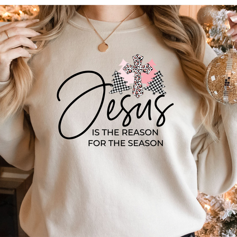 Jesus The Reason For The Reason, Svg Jesus is the Reason, Christian Christmas, , Christmas Sweater, Believe, Christ, Merry Christmas - 2.jpg