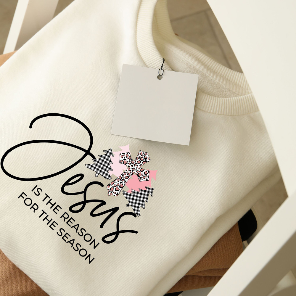 Jesus The Reason For The Reason, Svg Jesus is the Reason, Christian Christmas, , Christmas Sweater, Believe, Christ, Merry Christmas - 3.jpg