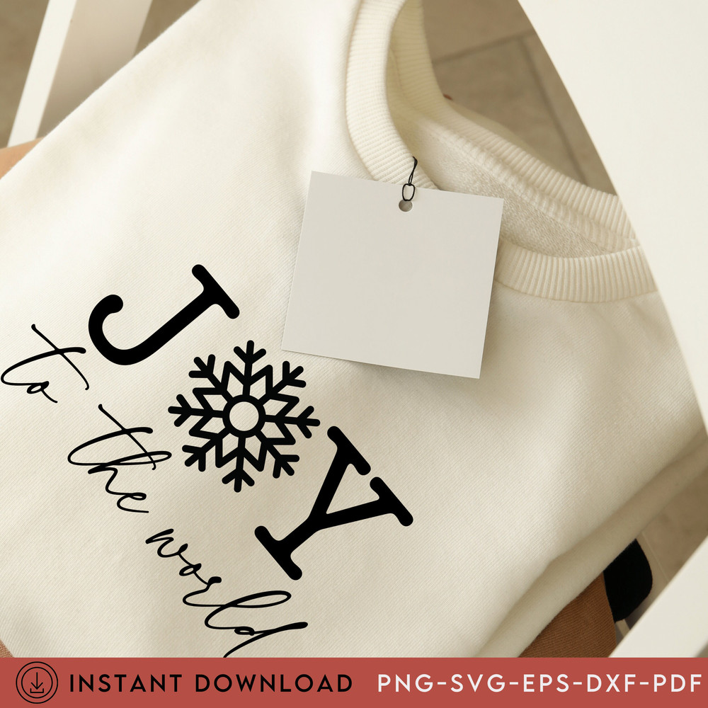 Joy To The World Svg Png EPS PDF, Xmas Shirt Design, Snowflakes Svg, Christmas PNG Merry Christmas, Christmas Design, Download - 2.jpg
