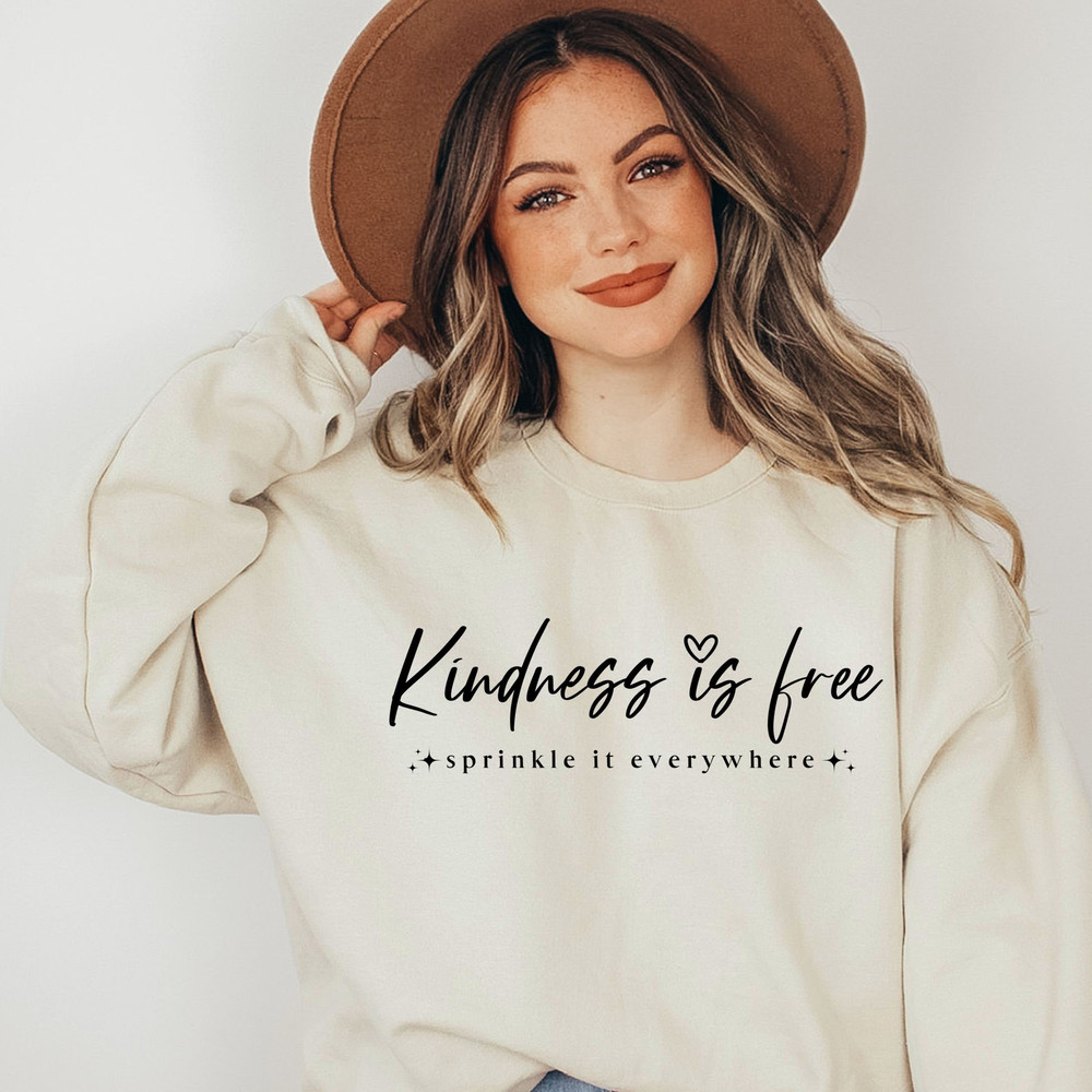 Kindness is free sprinkle it everywhere svg, positive svg, tshirt quote svg, kind svg, mom life svg, be kind svg, kindness svg, pillow svg - 1.jpg