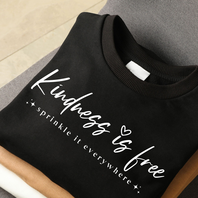 Kindness is free sprinkle it everywhere svg, positive svg, tshirt quote svg, kind svg, mom life svg, be kind svg, kindness svg, pillow svg - 2.jpg
