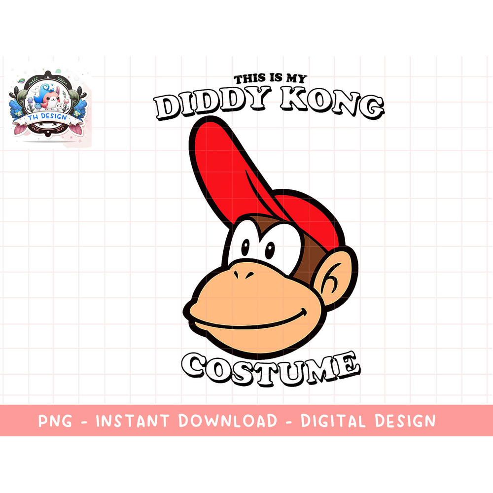 Super Mario This Is My Diddy Kong Costume png, sublimation.jpg