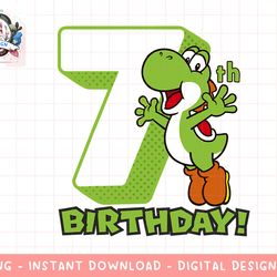 super mario yoshi 7th birthday action portrait png, sublimation.jpg