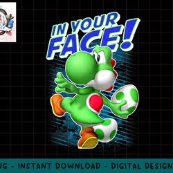 super mario yoshi in your face egg throw portrait png, sublimation.jpg