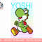 Super Mario Yoshi Retro Gradient Fade Poster png, sublimation.jpg