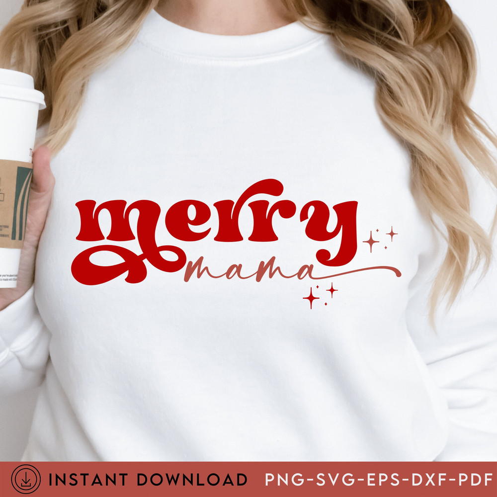 Merry Mama Svg, Very Merry Mama Svg, Christmas Merry Mama, One merry Mama, Mom Gifts, Christmas Vibes Svg, Christmas Mom, Christmas Quote - 1.jpg