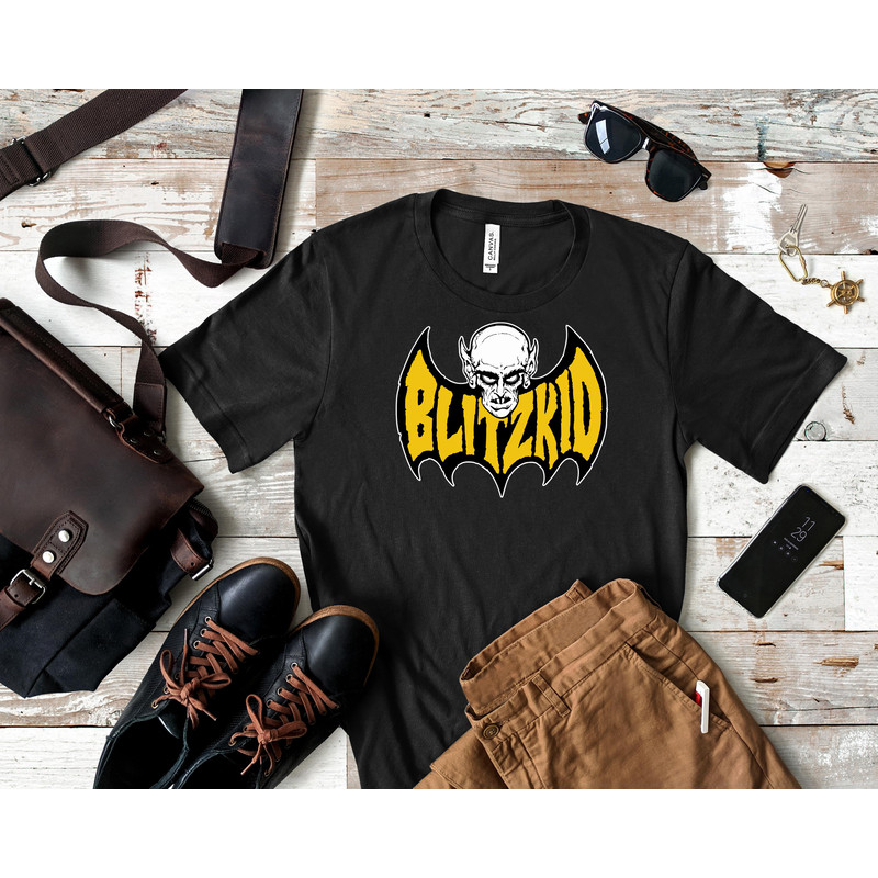 Horror Punk Band Teenage Bat Classic T-Shirt 38_Shirt_Black.jpg