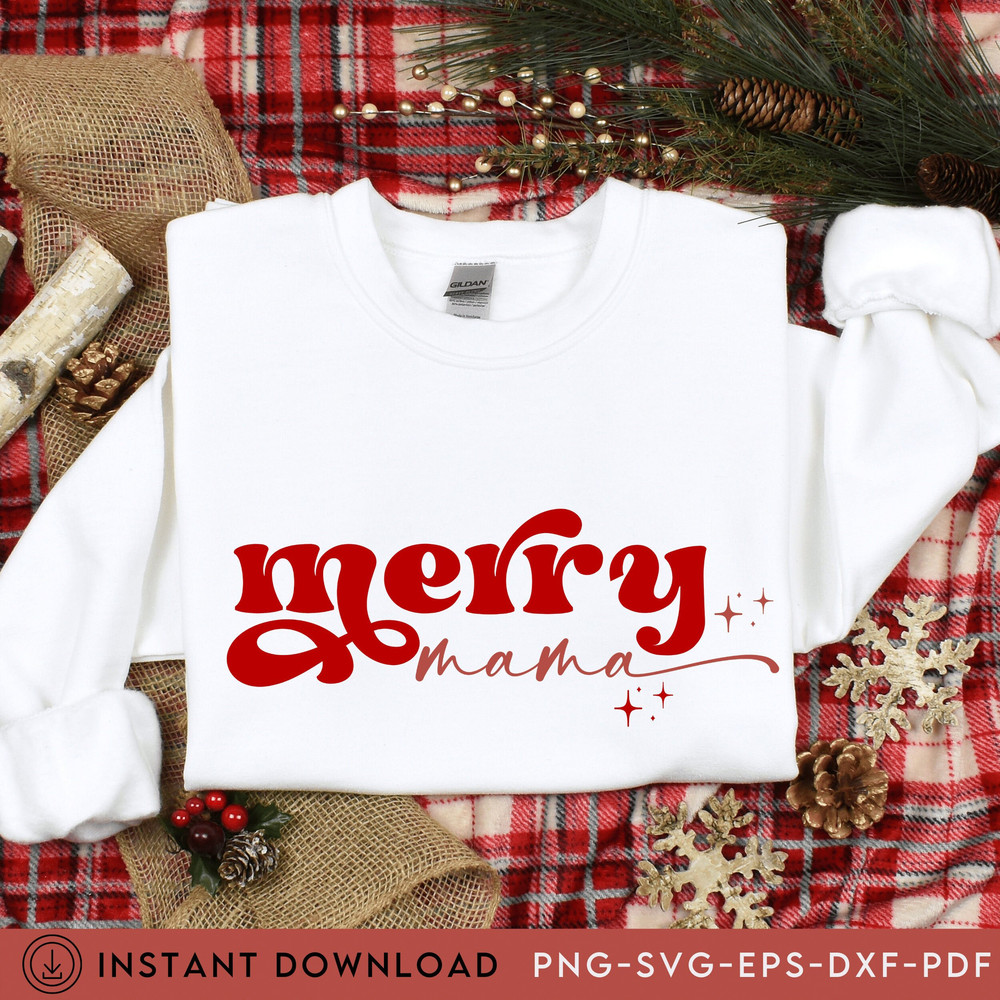Merry Mama Svg, Very Merry Mama Svg, Christmas Merry Mama, One merry Mama, Mom Gifts, Christmas Vibes Svg, Christmas Mom, Christmas Quote - 2.jpg